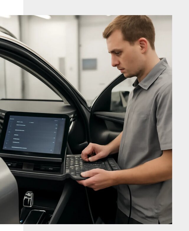 Русификация мультимедиа автомобилей Lynk Co в Крымске